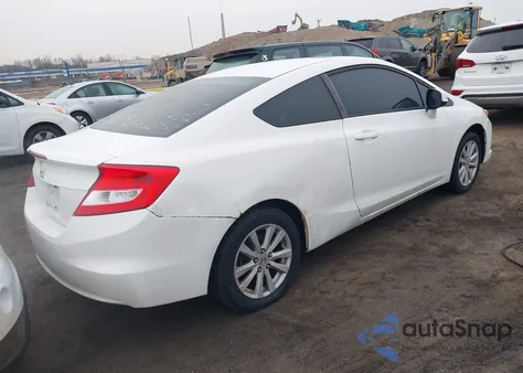 2012 Honda Civic Ex z USA, uszkodzony, nr VIN 2HGFG3B85CH502417